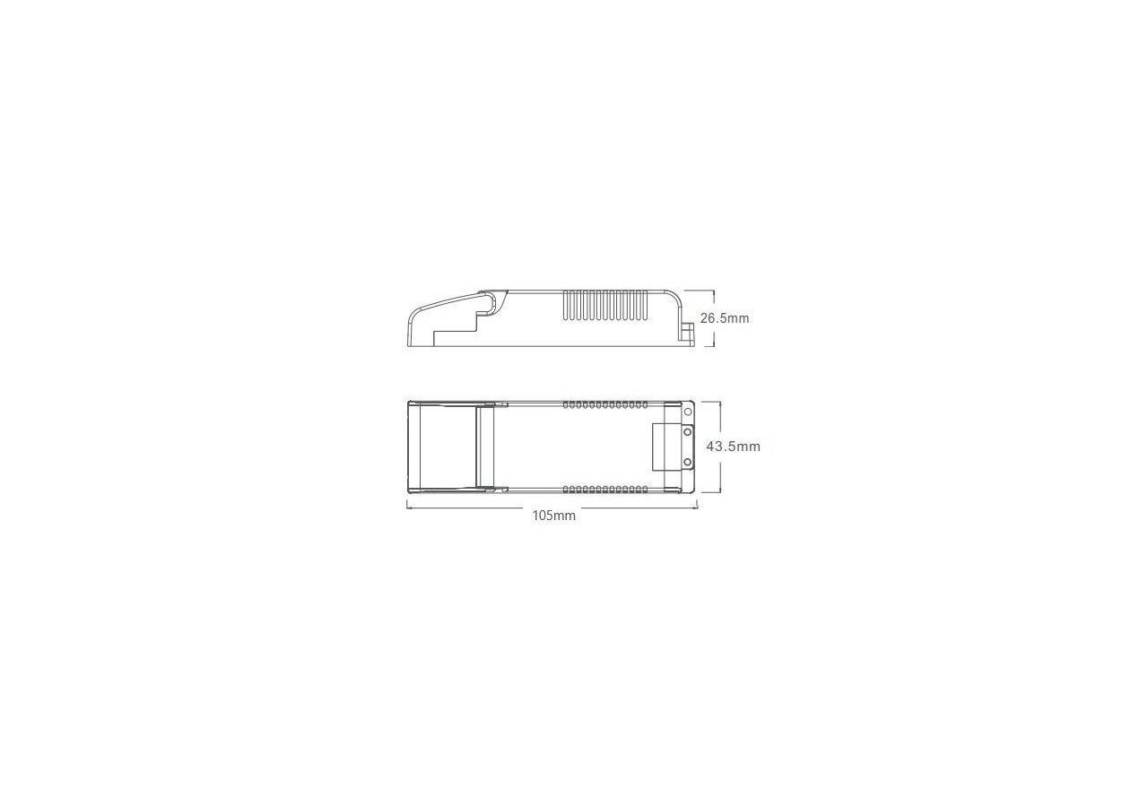 Driver DALI et PUSH multi courant 9-42 V-DC 200 à 350MA - PE10DA42 - Barcelona LED