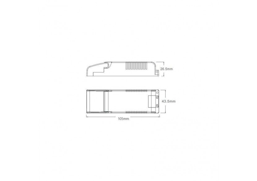 Driver DALI et PUSH multi courant 9-42 V-DC 200 à 350MA - PE10DA42 - Barcelona LED