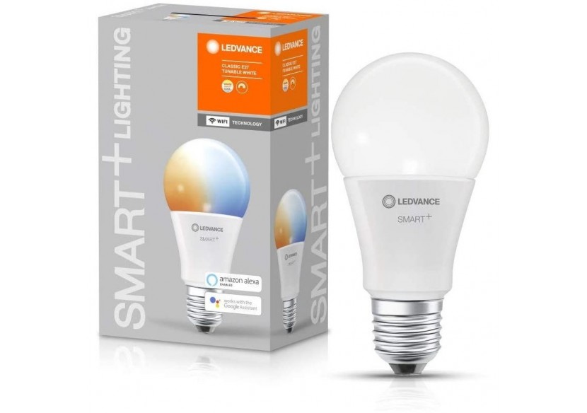 Ampoule LED E27 SMART + WiFi CCT 9W LEDVANCE - O485372 - Barcelona LED