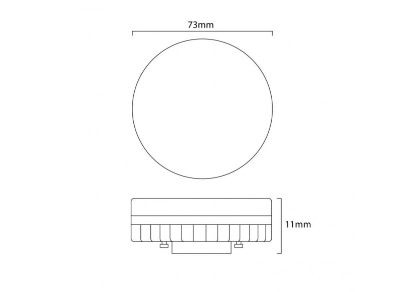 Ampoule LED GX53 CCT 3W 350lm - H.LED.G53.CCT - Barcelona LED