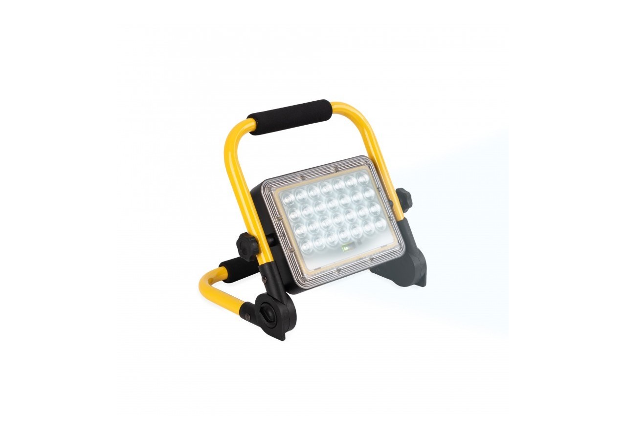 Projecteur LED 40W pour chantier portable - IP65 - 6000K - B18711-40W-BF - Barcelona LED