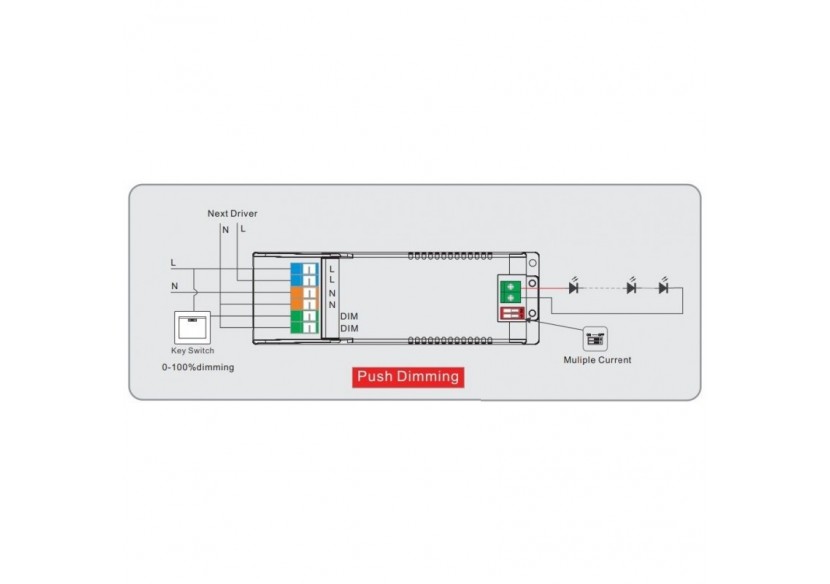 Driver DALI ulti courant 2-8 V-DC 650 à 800mA 6,4W - PE10DA09 - Barcelona LED