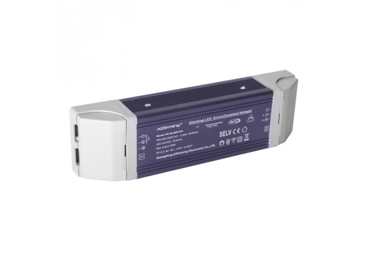 Alimentation dimmable DALI 24V - 3330mA - 80W - PE-BL80DV24 - Barcelona LED