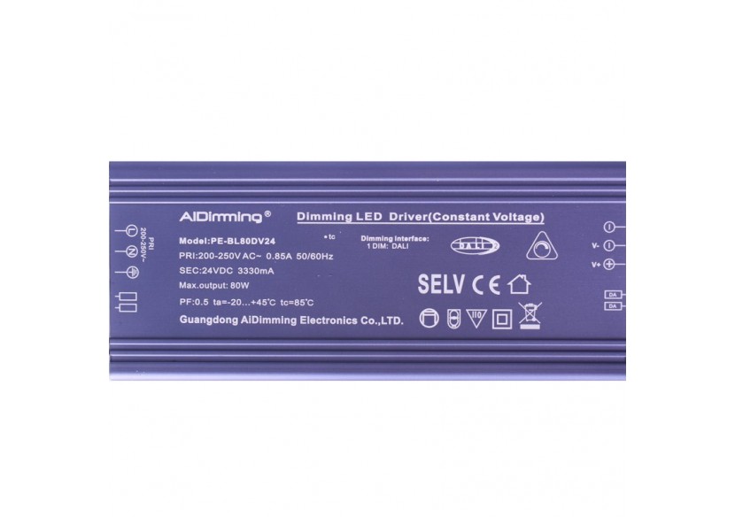 Alimentation dimmable DALI 24V - 3330mA - 80W - PE-BL80DV24 - Barcelona LED Alimentation dimmable DALI 24V - 3330mA - 80W - PE-BL80DV24 - Barcelona LED