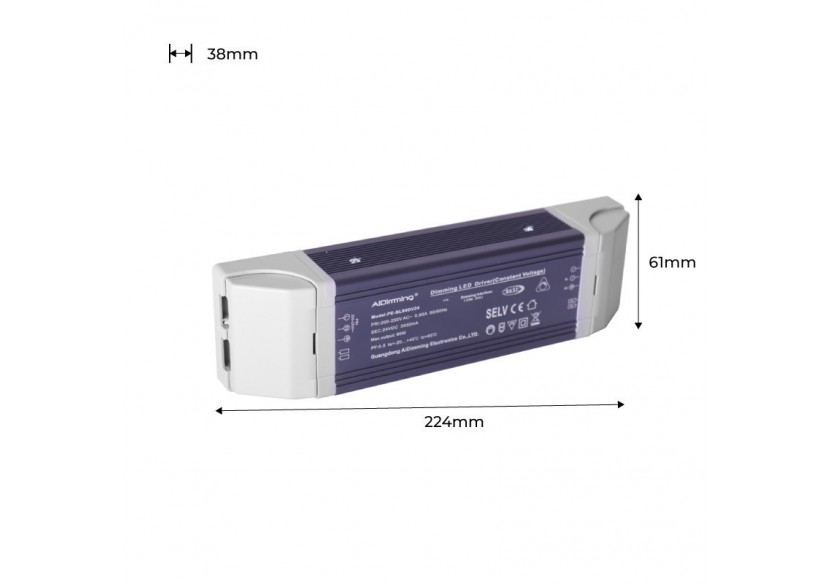 Alimentation dimmable DALI 24V - 3330mA - 80W - PE-BL80DV24 - Barcelona LED Alimentation dimmable DALI 24V - 3330mA - 80W - PE-BL80DV24 - Barcelona LED