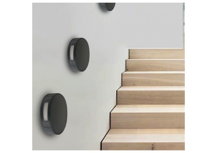 Applique murale LED COB "Rooner" 6W IP44 - LN1571-N - Barcelona LED Applique murale LED COB "Rooner" 6W IP44 - LN1571-N - Barcelona LED