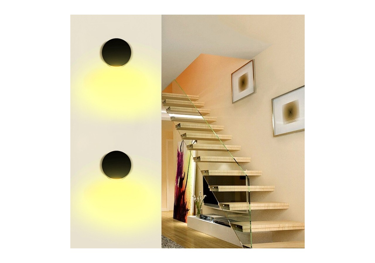 Applique murale LED COB "Rooner" 6W IP44 - LN1571-N - Barcelona LED