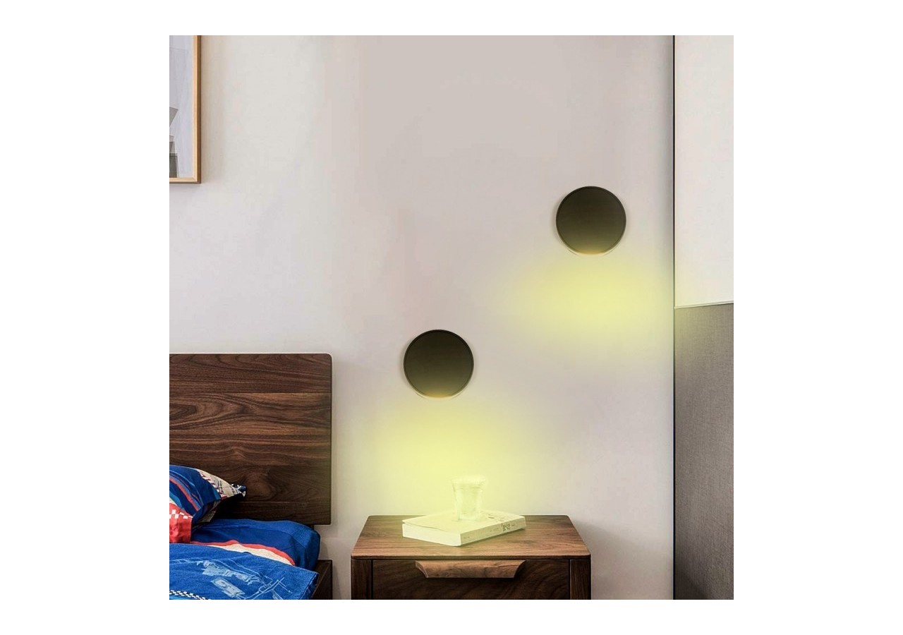 Applique murale LED COB "Rooner" 6W IP44 - LN1571-N - Barcelona LED