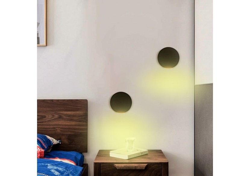Applique murale LED COB "Rooner" 6W IP44 - LN1571-N - Barcelona LED Applique murale LED COB "Rooner" 6W IP44 - LN1571-N - Barcelona LED