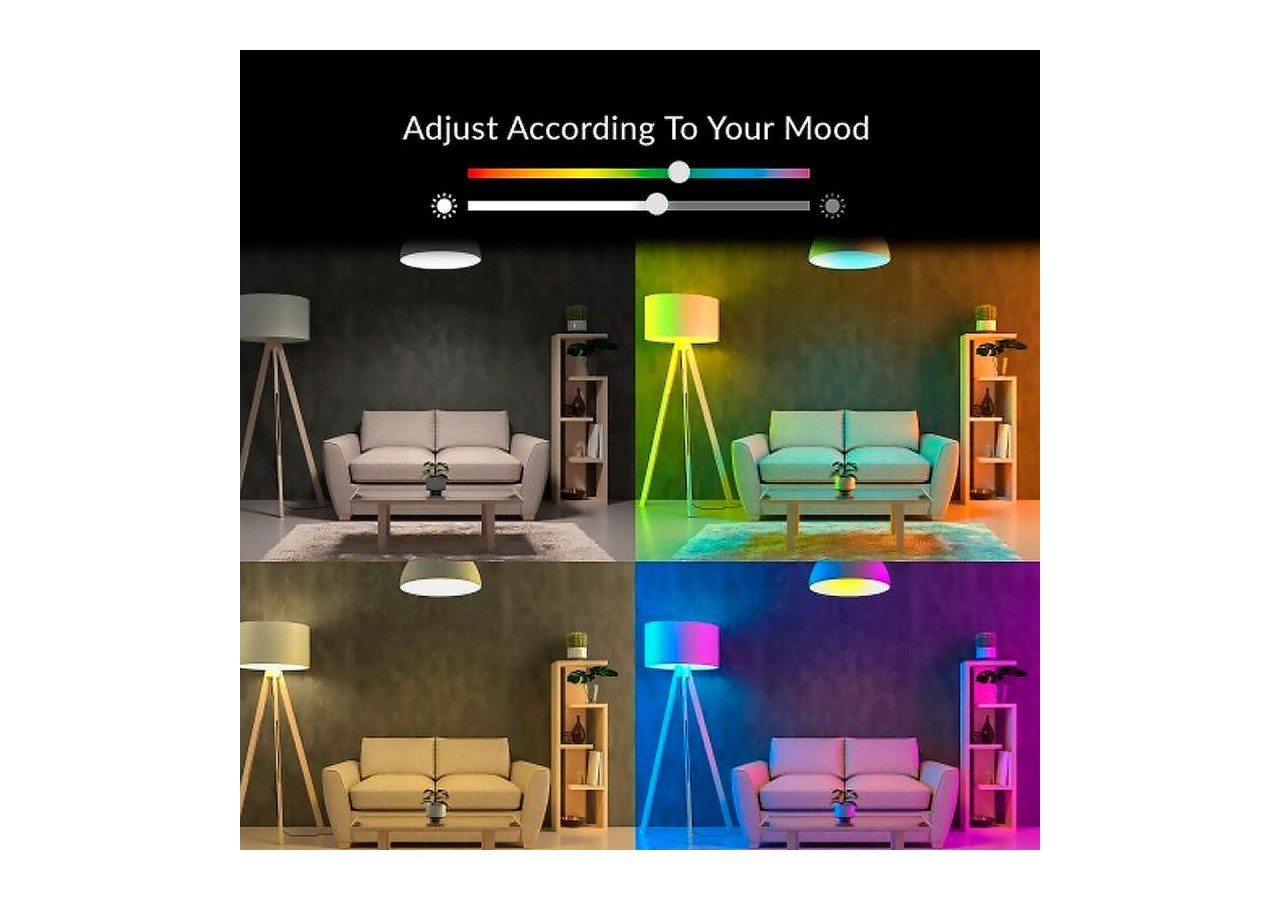 Ampoule LED Smart WIFI E27 - RGB + CCT - 9W - BW1-E27A60-RGBCCT - Barcelona LED