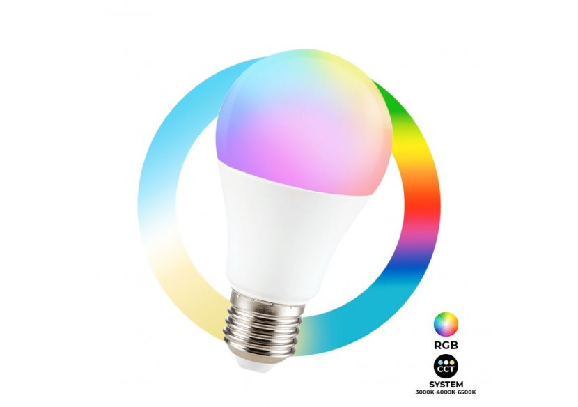 Ampoule LED Smart WIFI E27 - RGB + CCT - 9W - BW1-E27A60-RGBCCT - Barcelona LED Ampoule LED Smart WIFI E27 - RGB + CCT - 9W - BW1-E27A60-RGBCCT - Barcelona LED