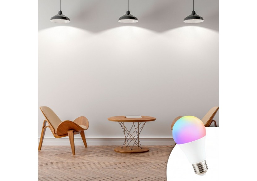 Ampoule LED Smart WIFI E27 - RGB + CCT - 9W - BW1-E27A60-RGBCCT - Barcelona LED Ampoule LED Smart WIFI E27 - RGB + CCT - 9W - BW1-E27A60-RGBCCT - Barcelona LED