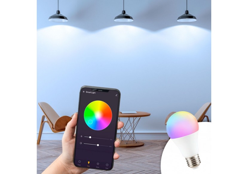 Ampoule LED Smart WIFI E27 - RGB + CCT - 9W - BW1-E27A60-RGBCCT - Barcelona LED Ampoule LED Smart WIFI E27 - RGB + CCT - 9W - BW1-E27A60-RGBCCT - Barcelona LED
