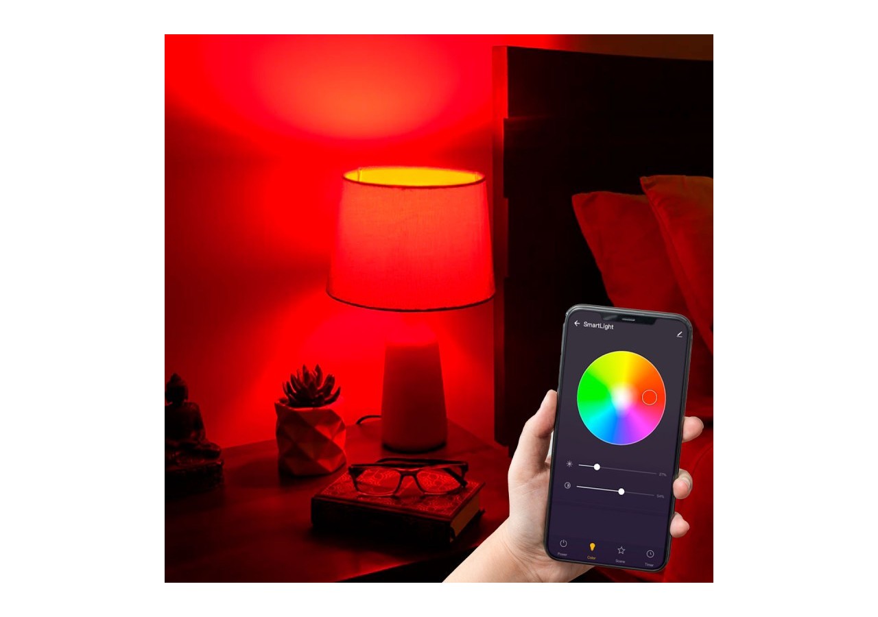 Ampoule LED Smart WIFI E27 - RGB + CCT - 9W - BW1-E27A60-RGBCCT - Barcelona LED