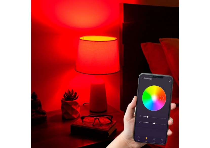 Ampoule LED Smart WIFI E27 - RGB + CCT - 9W - BW1-E27A60-RGBCCT - Barcelona LED Ampoule LED Smart WIFI E27 - RGB + CCT - 9W - BW1-E27A60-RGBCCT - Barcelona LED
