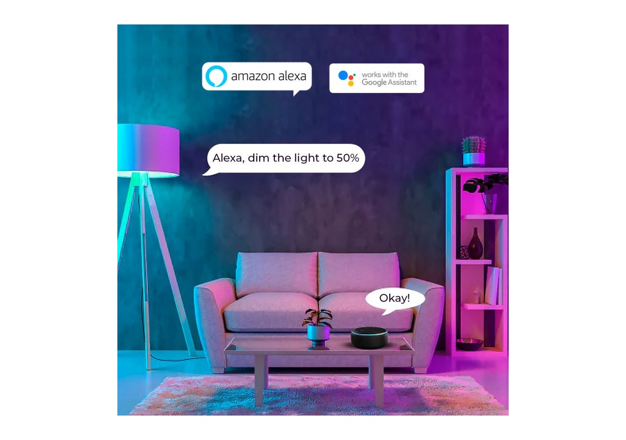 Ampoule LED Smart WIFI E27 - RGB + CCT - 9W - BW1-E27A60-RGBCCT - Barcelona LED
