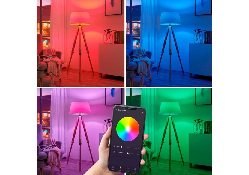 Ampoule LED Smart WIFI E27 - RGB + CCT - 9W - BW1-E27A60-RGBCCT - Barcelona LED Ampoule LED Smart WIFI E27 - RGB + CCT - 9W - BW1-E27A60-RGBCCT - Barcelona LED