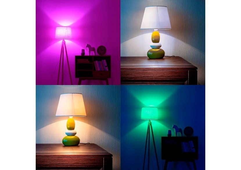 Ampoule LED Smart WIFI E27 - RGB + CCT - 9W - BW1-E27A60-RGBCCT - Barcelona LED Ampoule LED Smart WIFI E27 - RGB + CCT - 9W - BW1-E27A60-RGBCCT - Barcelona LED