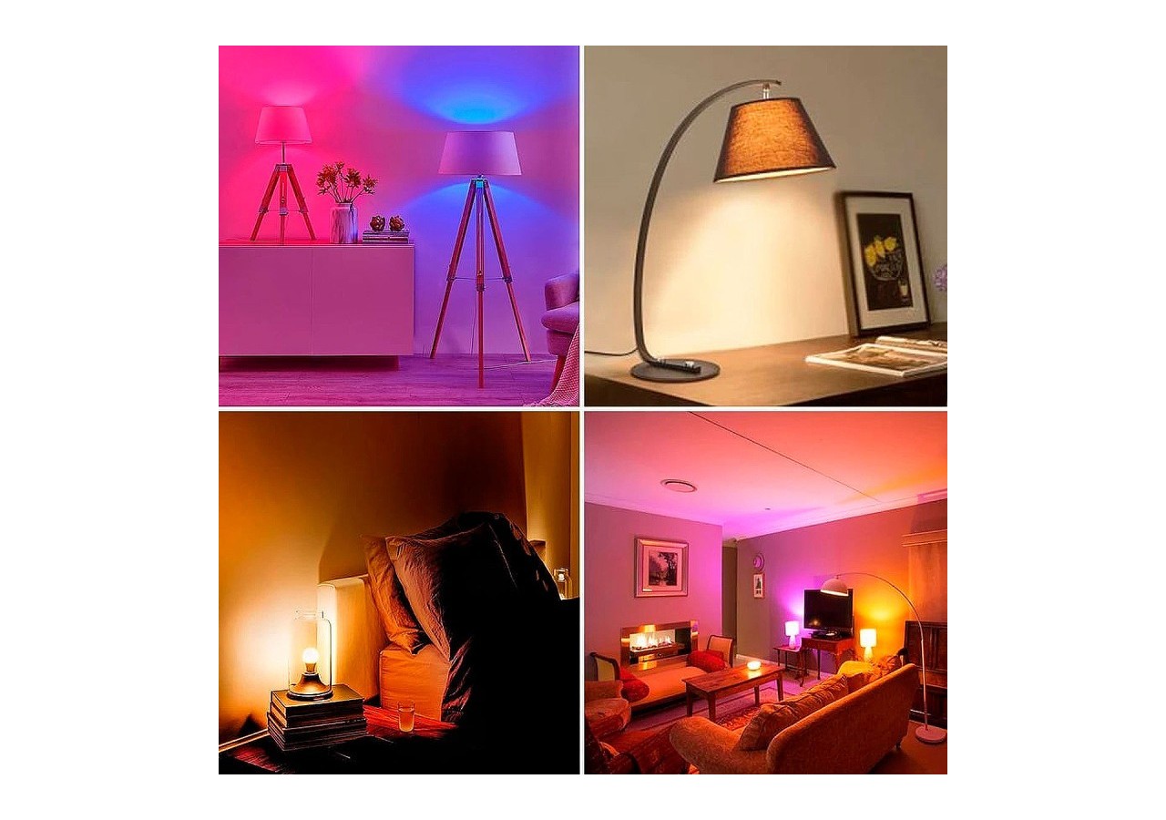 Ampoule LED Smart WIFI E27 - RGB + CCT - 9W - BW1-E27A60-RGBCCT - Barcelona LED