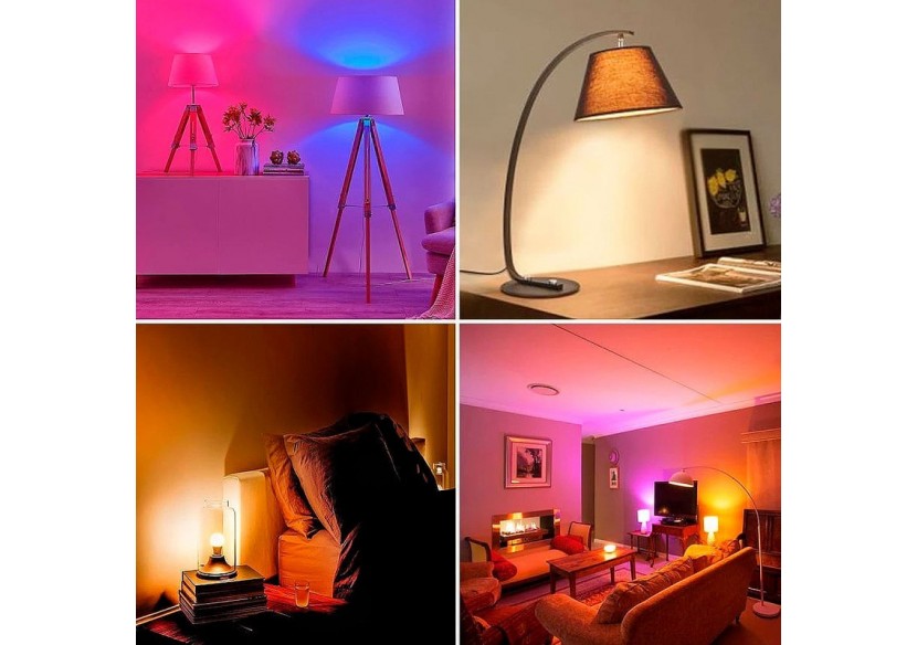 Ampoule LED Smart WIFI E27 - RGB + CCT - 9W - BW1-E27A60-RGBCCT - Barcelona LED Ampoule LED Smart WIFI E27 - RGB + CCT - 9W - BW1-E27A60-RGBCCT - Barcelona LED