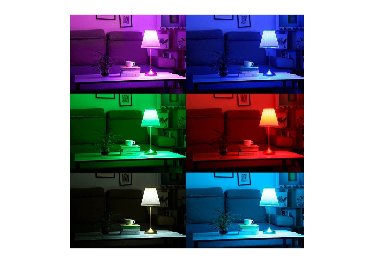 Ampoule LED Smart WIFI E27 - RGB + CCT - 9W - BW1-E27A60-RGBCCT - Barcelona LED