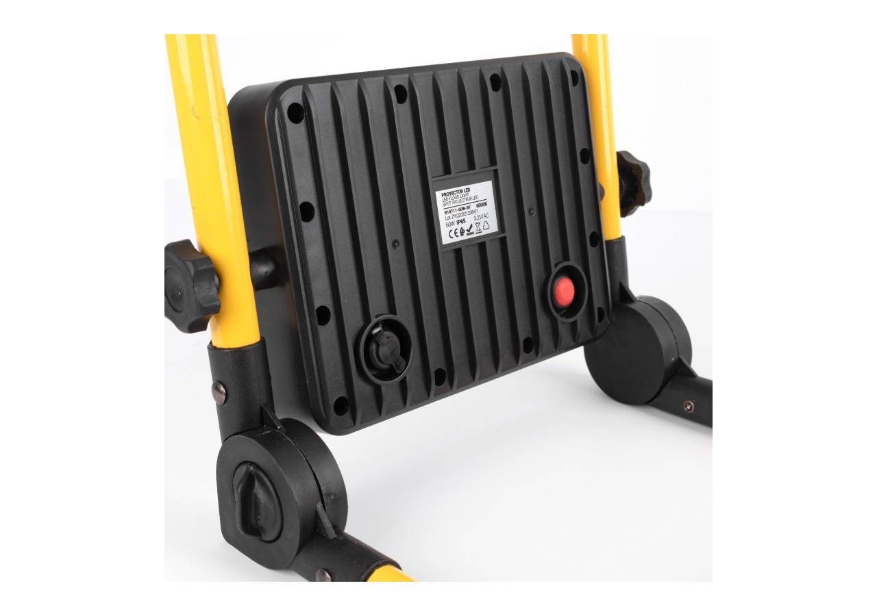 Projecteur LED 60W pour chantier portable - IP65 - 6000K - B18711-60W-BF - Barcelona LED