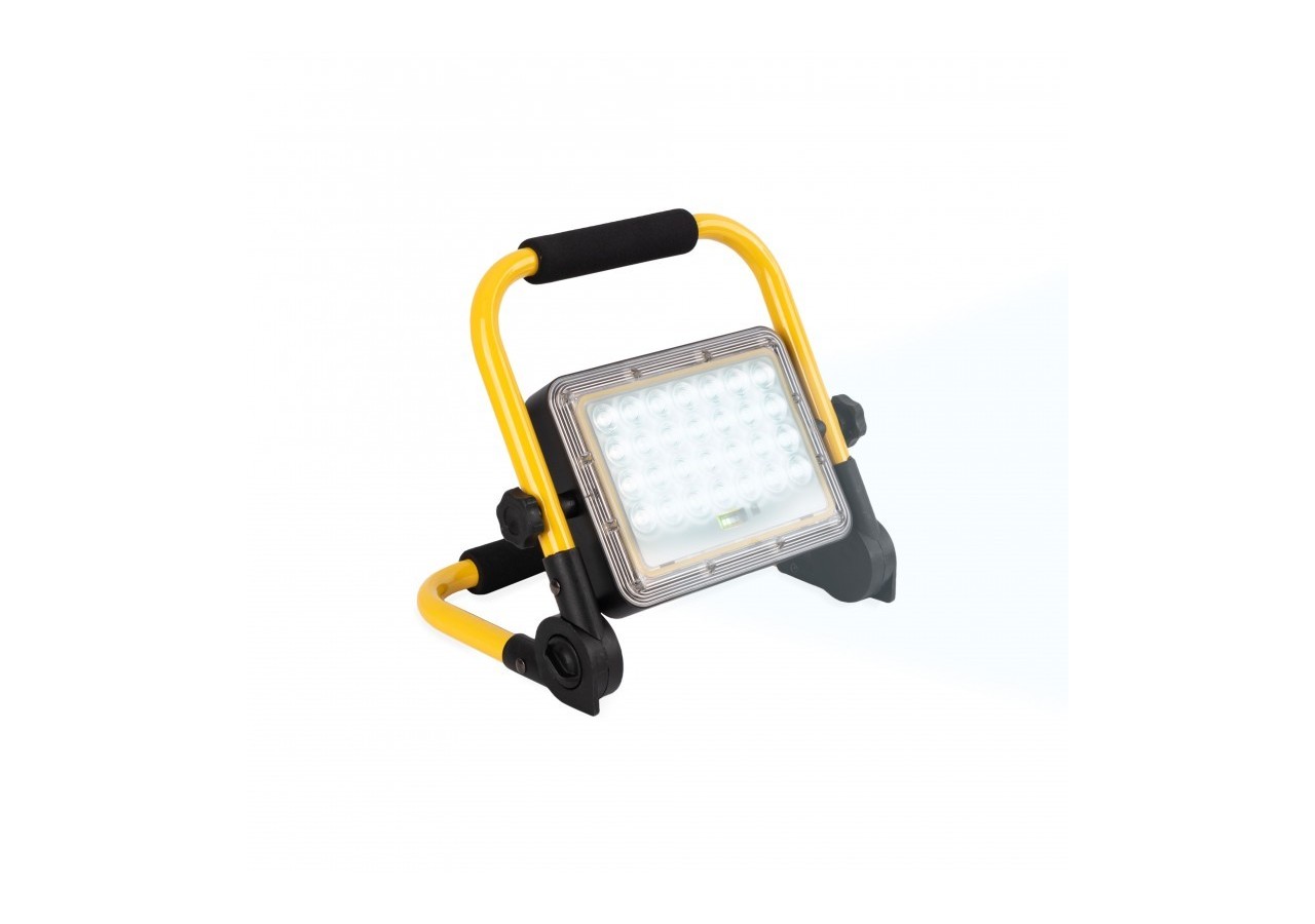 Projecteur LED 60W pour chantier portable - IP65 - 6000K - B18711-60W-BF - Barcelona LED