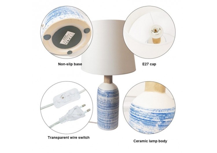 Lampe de table en céramique "Sea" - LC2004 - Barcelona LED 2