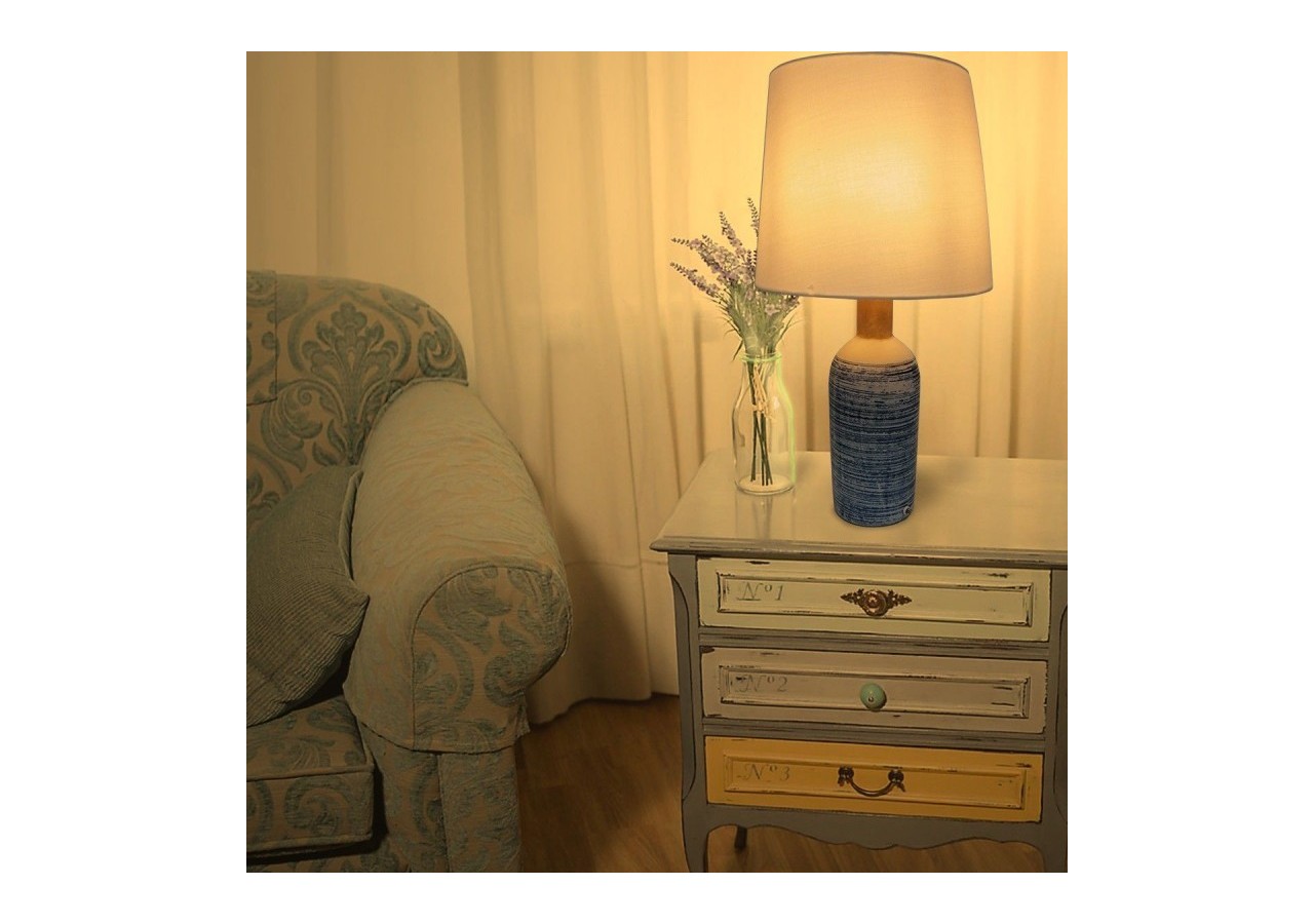 Lampe de table en céramique "Sea" - LC2004 - Barcelona LED