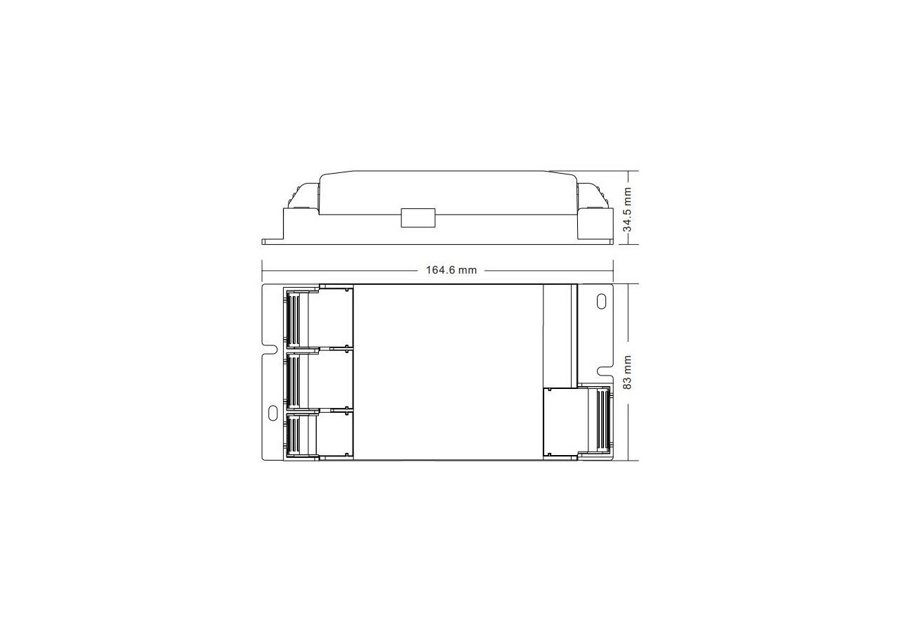 Driver Dimmable LED TRIAC DALI PUSH 0/1-10V 50W (180-1500mA) - SRP-TRIAC-50CC - Barcelona LED
