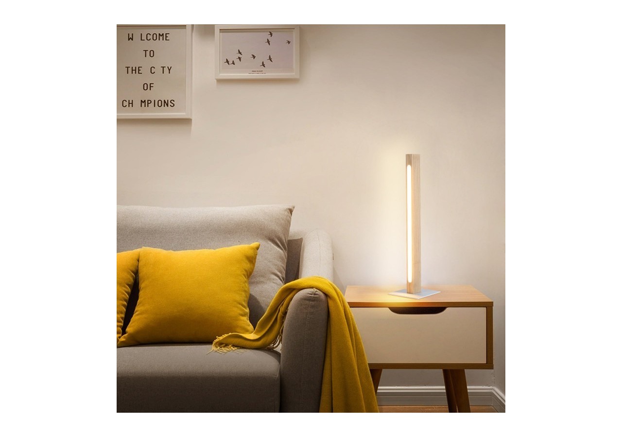 Lampe de table en bois "Toak" 10W dimmable - LM112-D - Barcelona LED