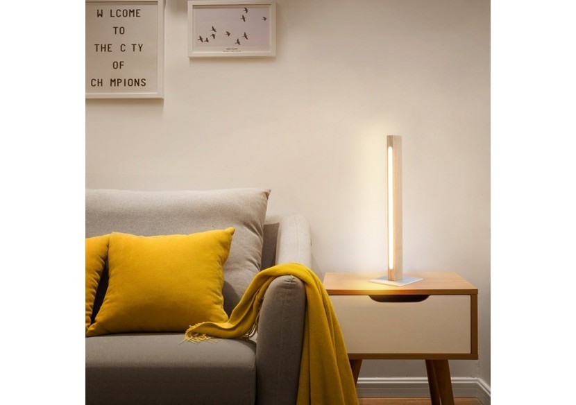 Lampe de table en bois "Toak" 10W dimmable - LM112-D - Barcelona LED Lampe de table en bois "Toak" 10W dimmable - LM112-D - Barcelona LED