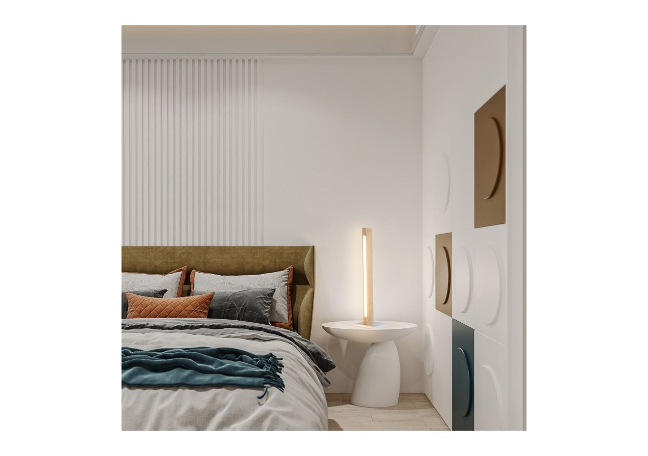 Lampe de table en bois "Toak" 10W dimmable - LM112-D - Barcelona LED