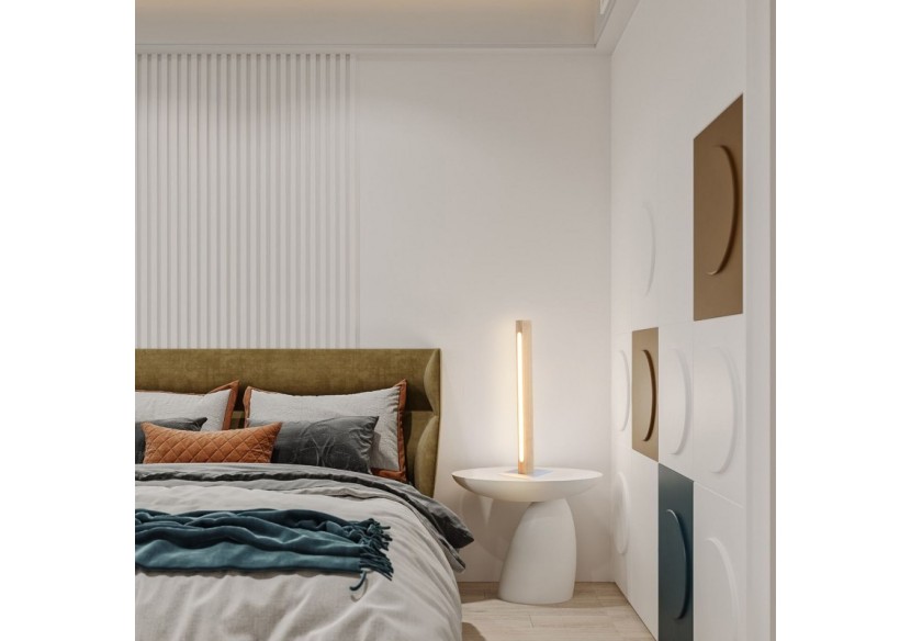 Lampe de table en bois "Toak" 10W dimmable - LM112-D - Barcelona LED Lampe de table en bois "Toak" 10W dimmable - LM112-D - Barcelona LED
