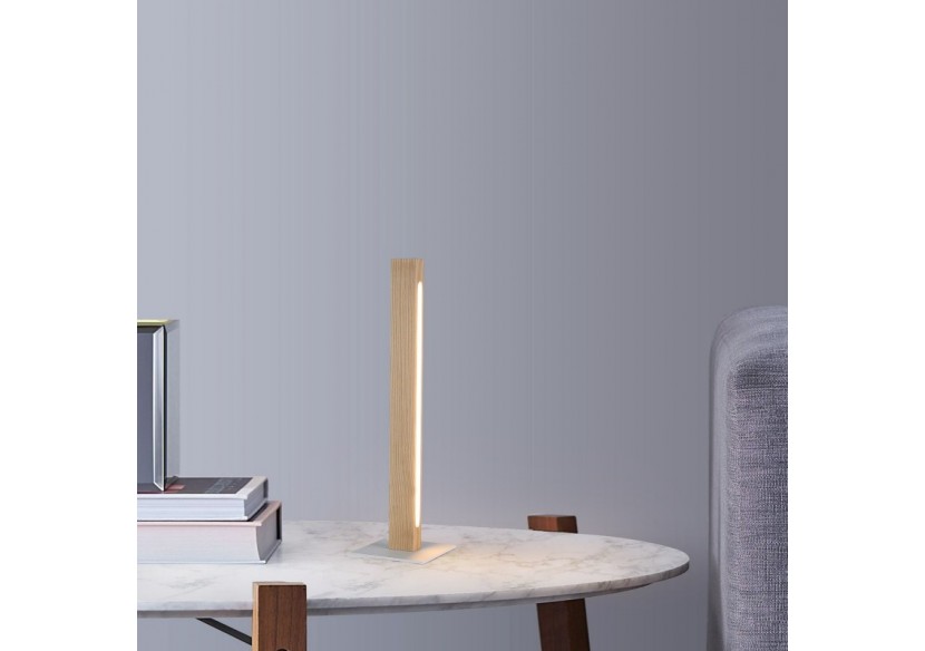 Lampe de table en bois "Toak" 10W dimmable - LM112-D - Barcelona LED Lampe de table en bois "Toak" 10W dimmable - LM112-D - Barcelona LED