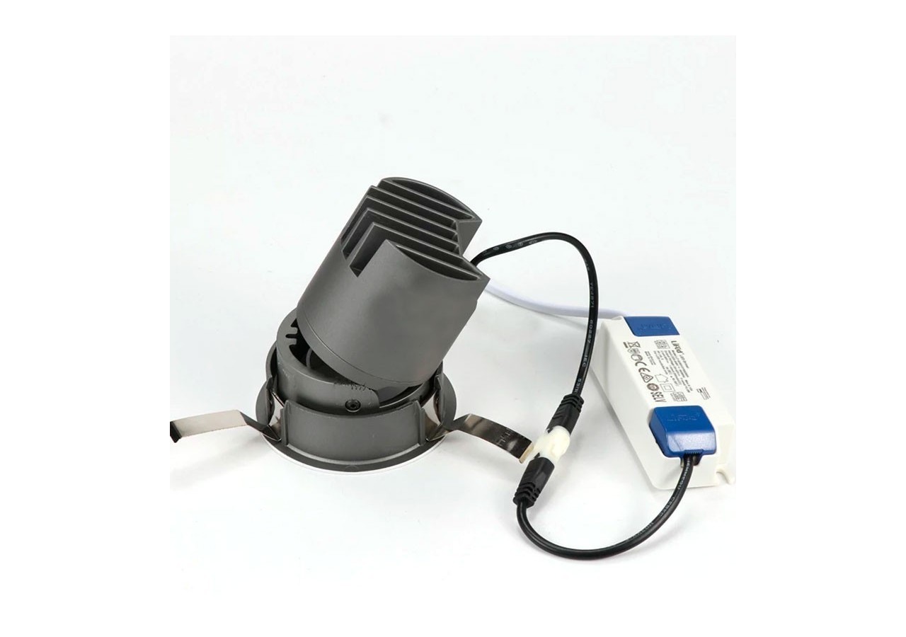 Spot LED encastrable ajustable 20W COB IP54 faible UGR - B9080-20-270 - Barcelona LED