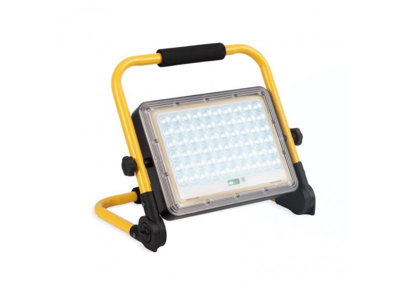 Projecteur LED 100W pour chantier portable - IP65 - 6000K - B18711-100W-BF - Barcelona LED Projecteur LED 100W pour chantier portable - IP65 - 6000K - B18711-100W-BF - Barcelona LED
