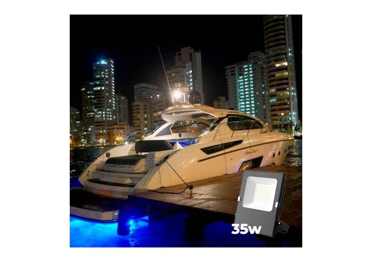Projecteur LED d'extérieur 35W - 12-24V DC - 120 degrés - IP66 - B1886-35-BF - Barcelona LED