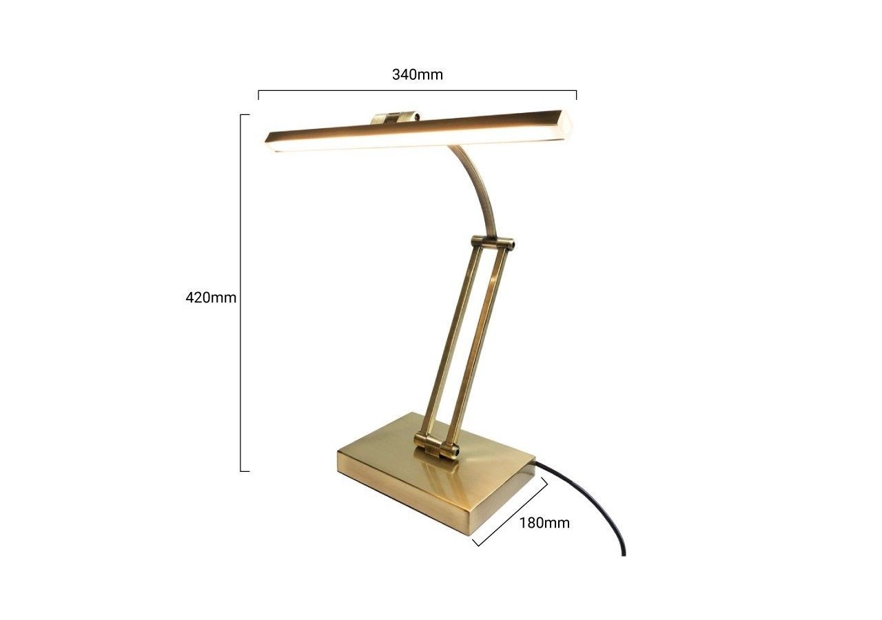 Lampe de bureau dimmable 6W "Versalles" - LN1519-C-BC - Barcelona LED