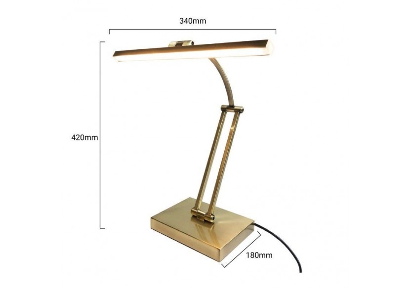 Lampe de bureau dimmable 6W "Versalles" - LN1519-C-BC - Barcelona LED Lampe de bureau dimmable 6W "Versalles" - LN1519-C-BC - Barcelona LED