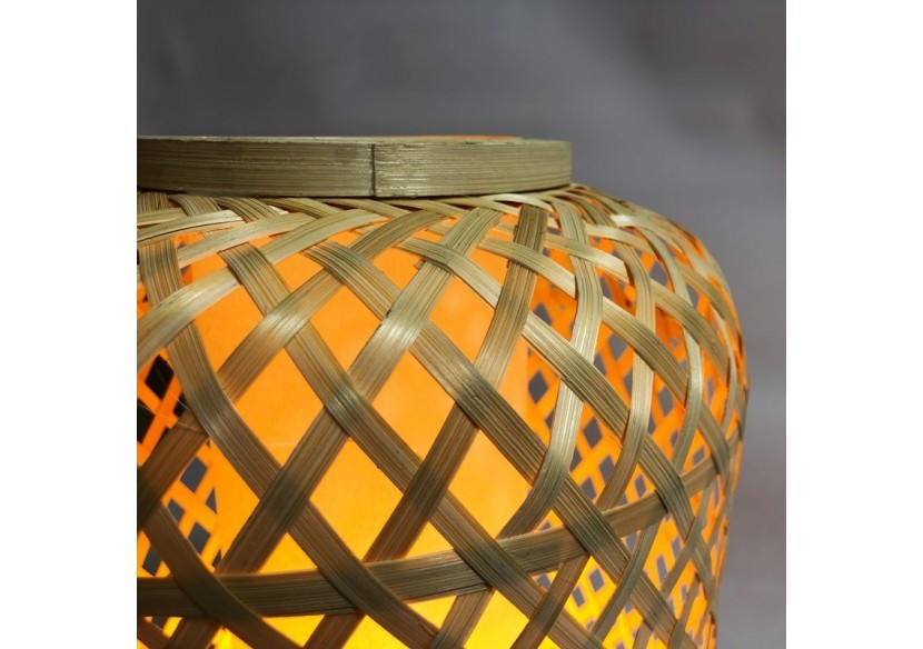 Lampe à poser en osier "Roso" - LM142 - Barcelona LED Lampe à poser en osier "Roso" - LM142 - Barcelona LED