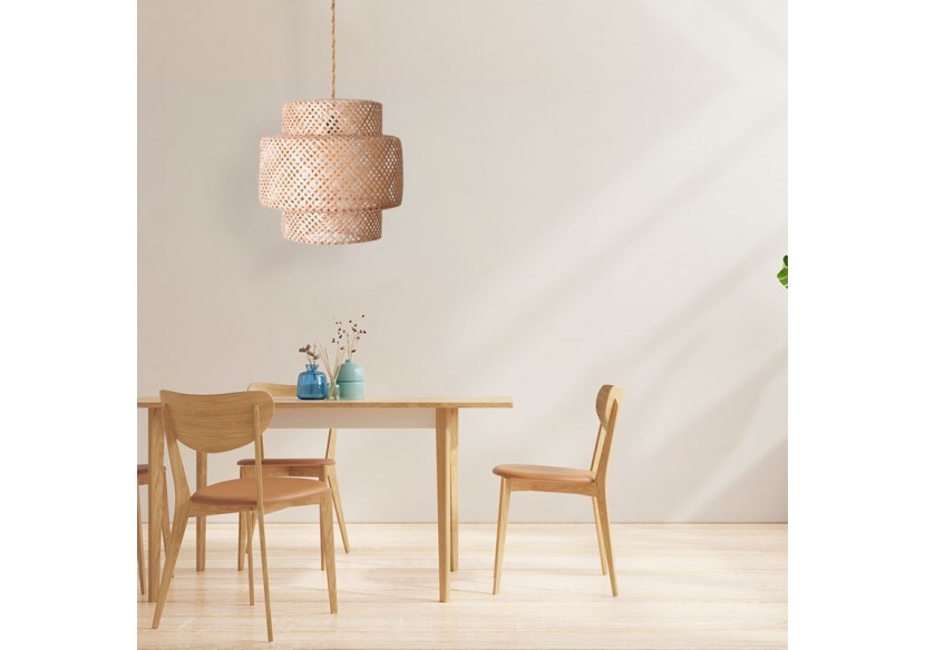 Suspension en osier "Onna" - K176-CU - Barcelona LED Suspension en osier "Onna" - K176-CU - Barcelona LED