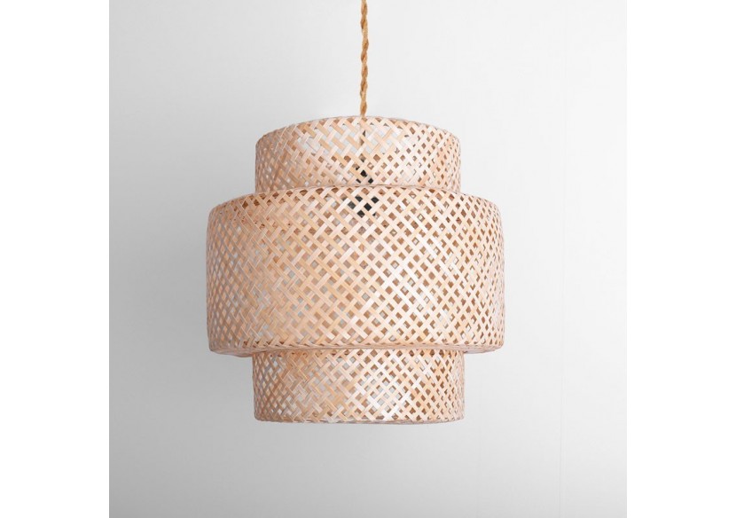 Suspension en osier "Onna" - K176-CU - Barcelona LED Suspension en osier "Onna" - K176-CU - Barcelona LED