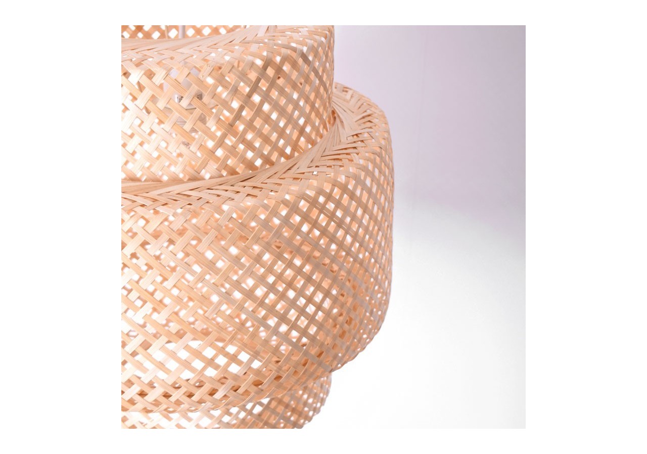 Suspension en osier "Onna" - K176-CU - Barcelona LED