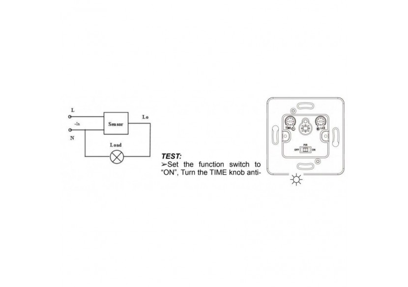 Détecteur de mouvement mural PIR 160 degrés - S3136 - Barcelona LED