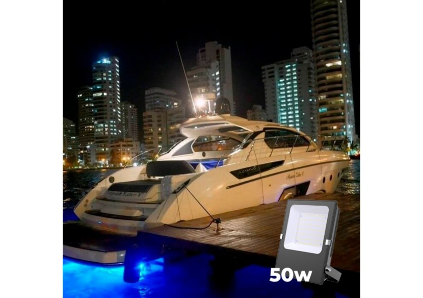 Projecteur LED d'extérieur 50W - 12-24V DC - 120 degrés - IP66 - B1886-50-BF - Barcelona LED Projecteur LED d'extérieur 50W - 12-24V DC - 120 degrés - IP66 - B1886-50-BF - Barcelona LED