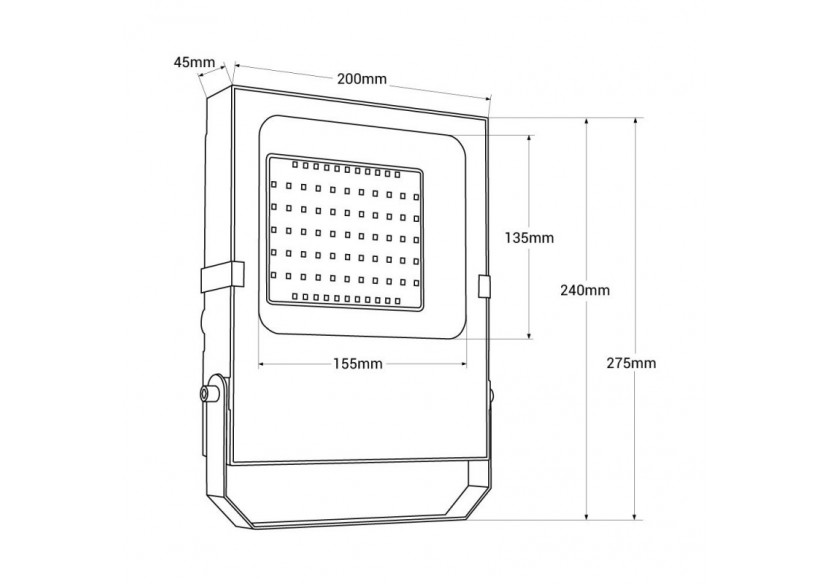 Projecteur LED d'extérieur 50W - 12-24V DC - 120 degrés - IP66 - B1886-50-BF - Barcelona LED Projecteur LED d'extérieur 50W - 12-24V DC - 120 degrés - IP66 - B1886-50-BF - Barcelona LED