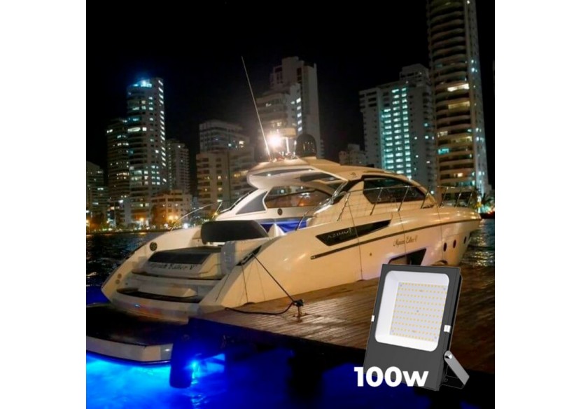 Projecteur LED d'extérieur 100W - 12-24V DC- 120 degrés - IP66 - B1886-100-BF - Barcelona LED Projecteur LED d'extérieur 100W - 12-24V DC- 120 degrés - IP66 - B1886-100-BF - Barcelona LED