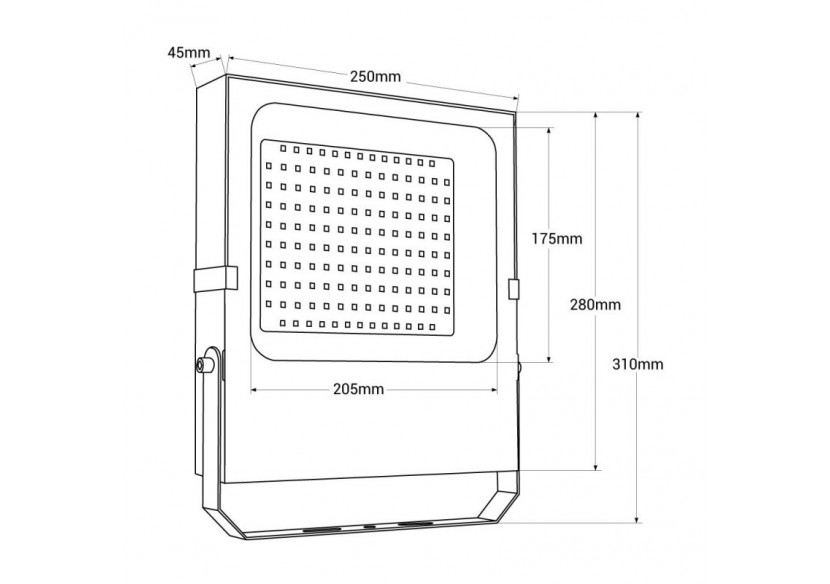 Projecteur LED d'extérieur 100W - 12-24V DC- 120 degrés - IP66 - B1886-100-BF - Barcelona LED Projecteur LED d'extérieur 100W - 12-24V DC- 120 degrés - IP66 - B1886-100-BF - Barcelona LED