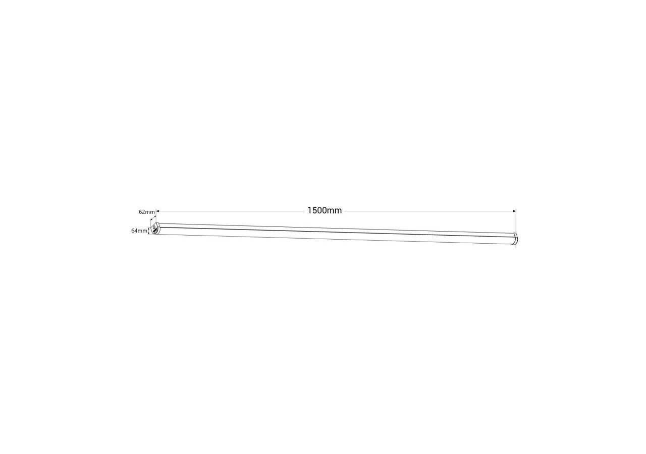 Linéaire LED haute puissance CCT - 60W - 150cm - B8596-CCT-150 - Barcelona LED